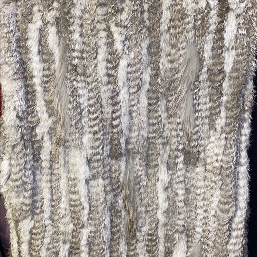 Cusp By Neiman Marcus Rabbit And Coyote Fur Vest View 3